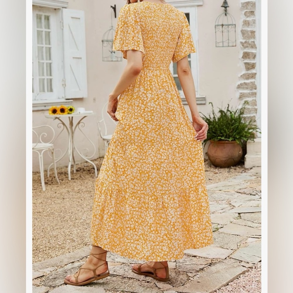 ZESICA Floral Maxi Dress - Picture 2 of 4